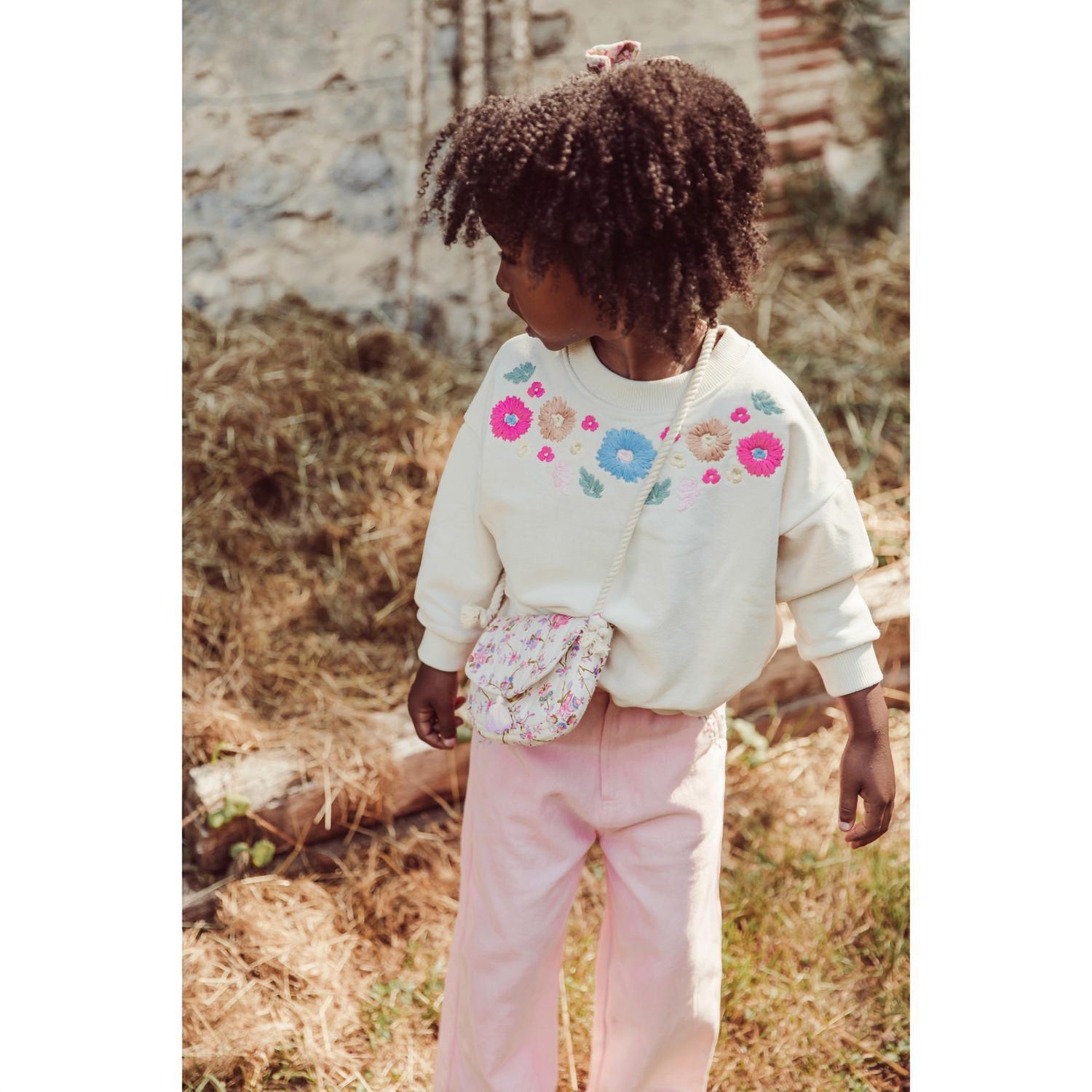 New Louise Misha Rosalia French Terry Sweatshirt In Cream
